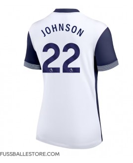 Günstige Tottenham Hotspur Brennan Johnson #22 Heimtrikot Damen 2024-25 Kurzarm